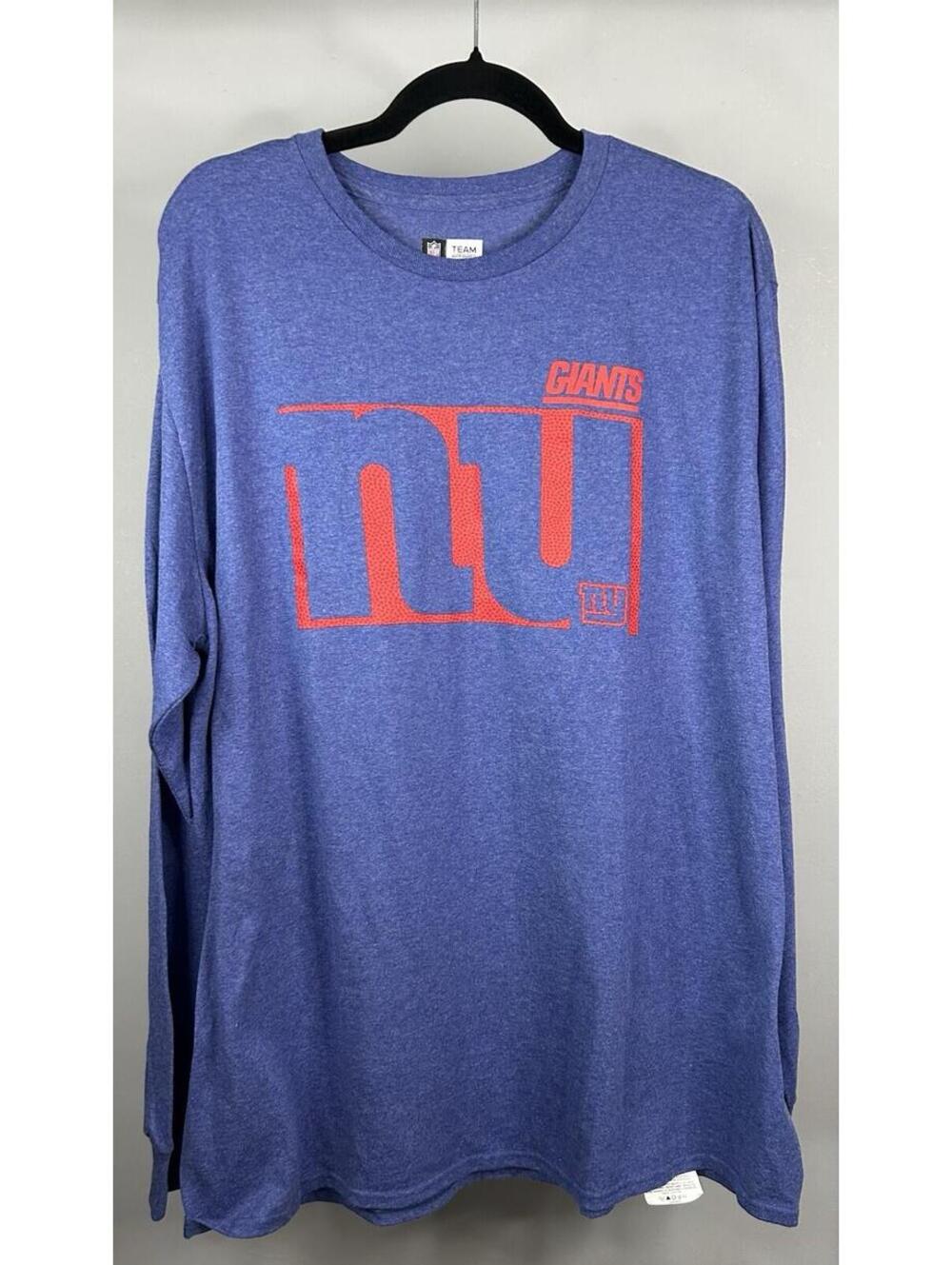 NFL Team Apparel New York Giants Long Sleeve T-Shirt Men’s Size 2XL